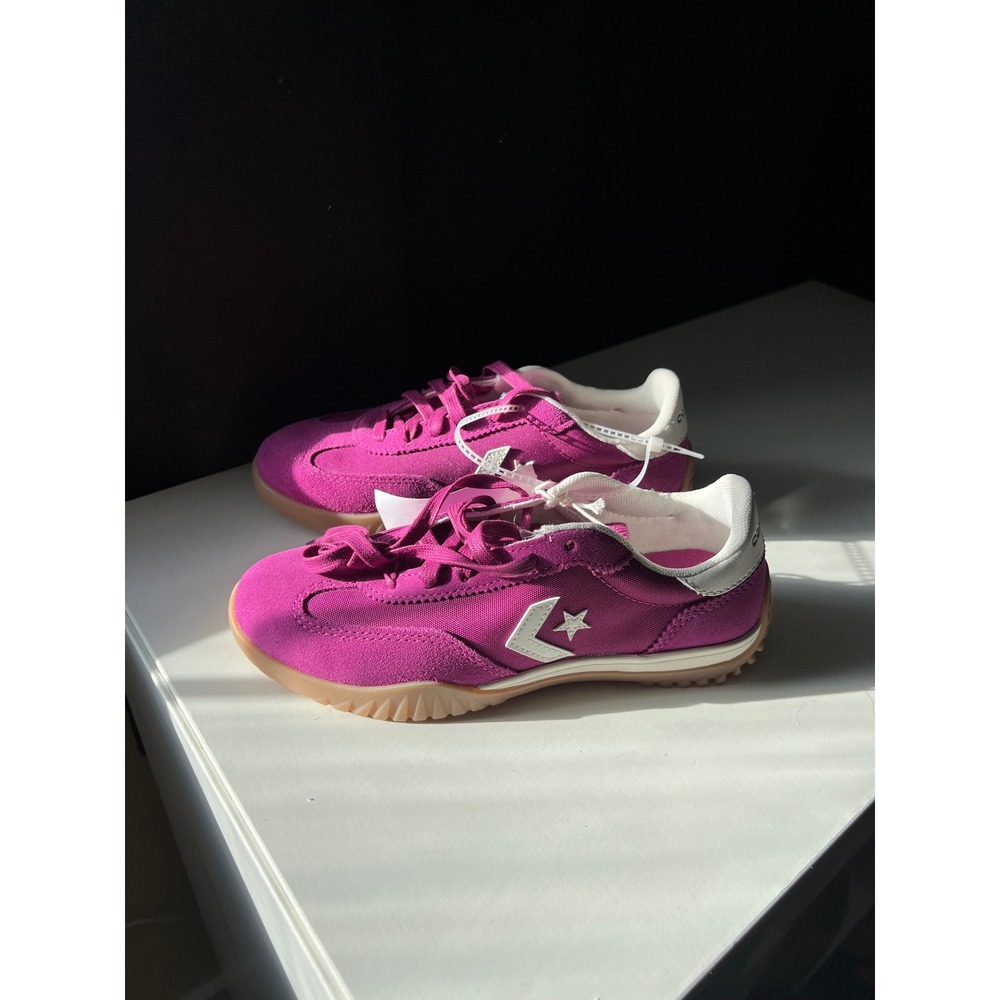 Purple Suede Size 5 Women's Converse Run Star Trainer Sneakers!
